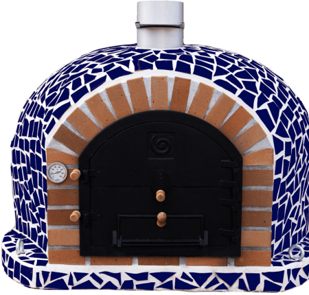 Oven Blue MosaicoWood Fired Brick Pizza Oven_Ireland_Dublin_Louth_Wexford_Kilkenny_Offaly_Tullamore_Galway_Mayo_Castlebar_Westport_Donegal_Antrim_Down_Armagh_Derry_Kerry_Killarney_Cork_Limerick
